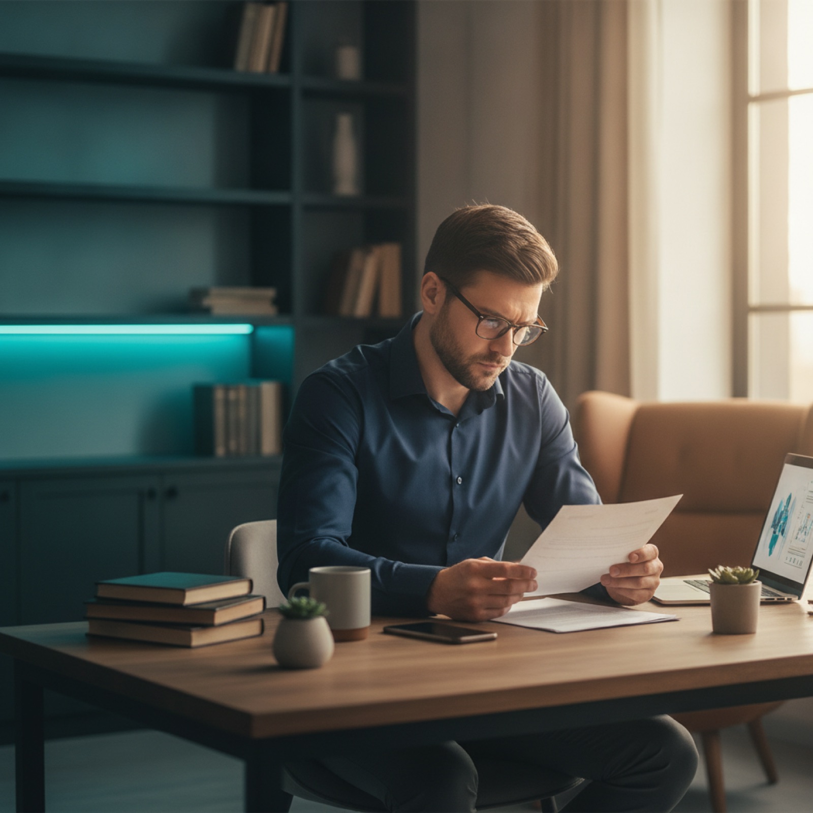 Attorney reviewing AI legal reasoning