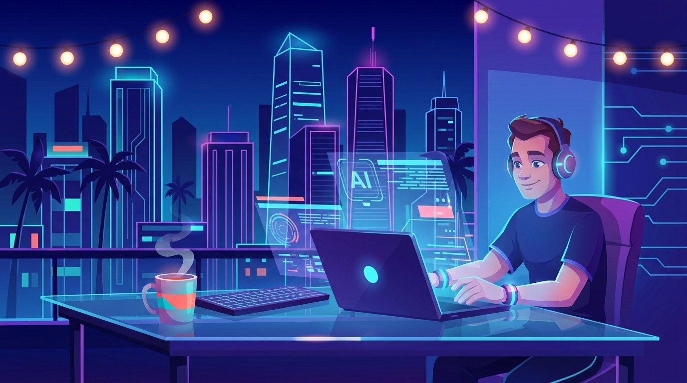 Person learning to avoid common AI training mistakes at a laptop