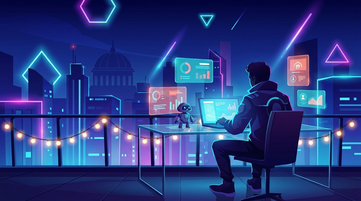Person adding AI training experience to their resume