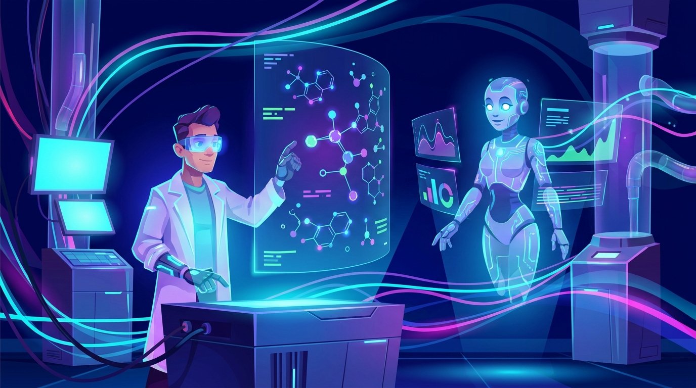 AI Research and Expert Evaluation Jobs illustration