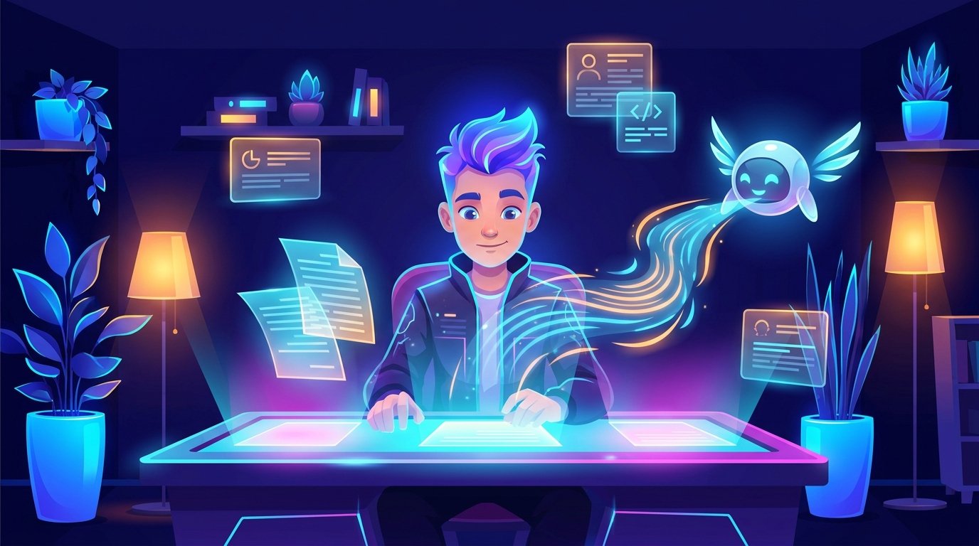 AI Writing Jobs illustration