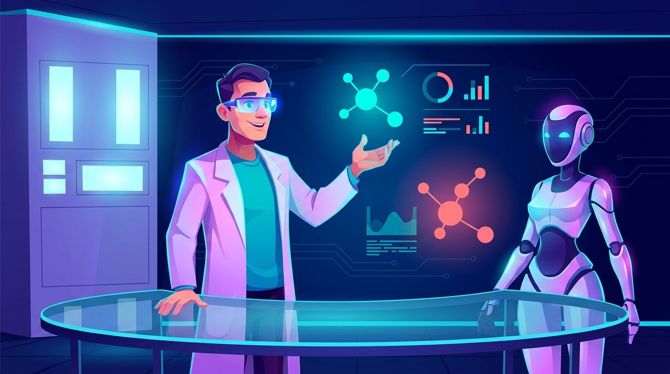 Biology AI Jobs illustration