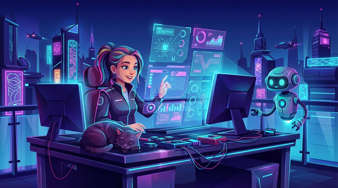 Electronics Expert illustration