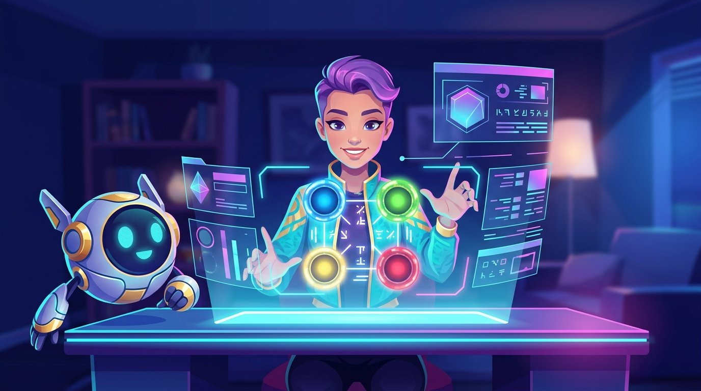 Simon-Style Sequence Memory illustration