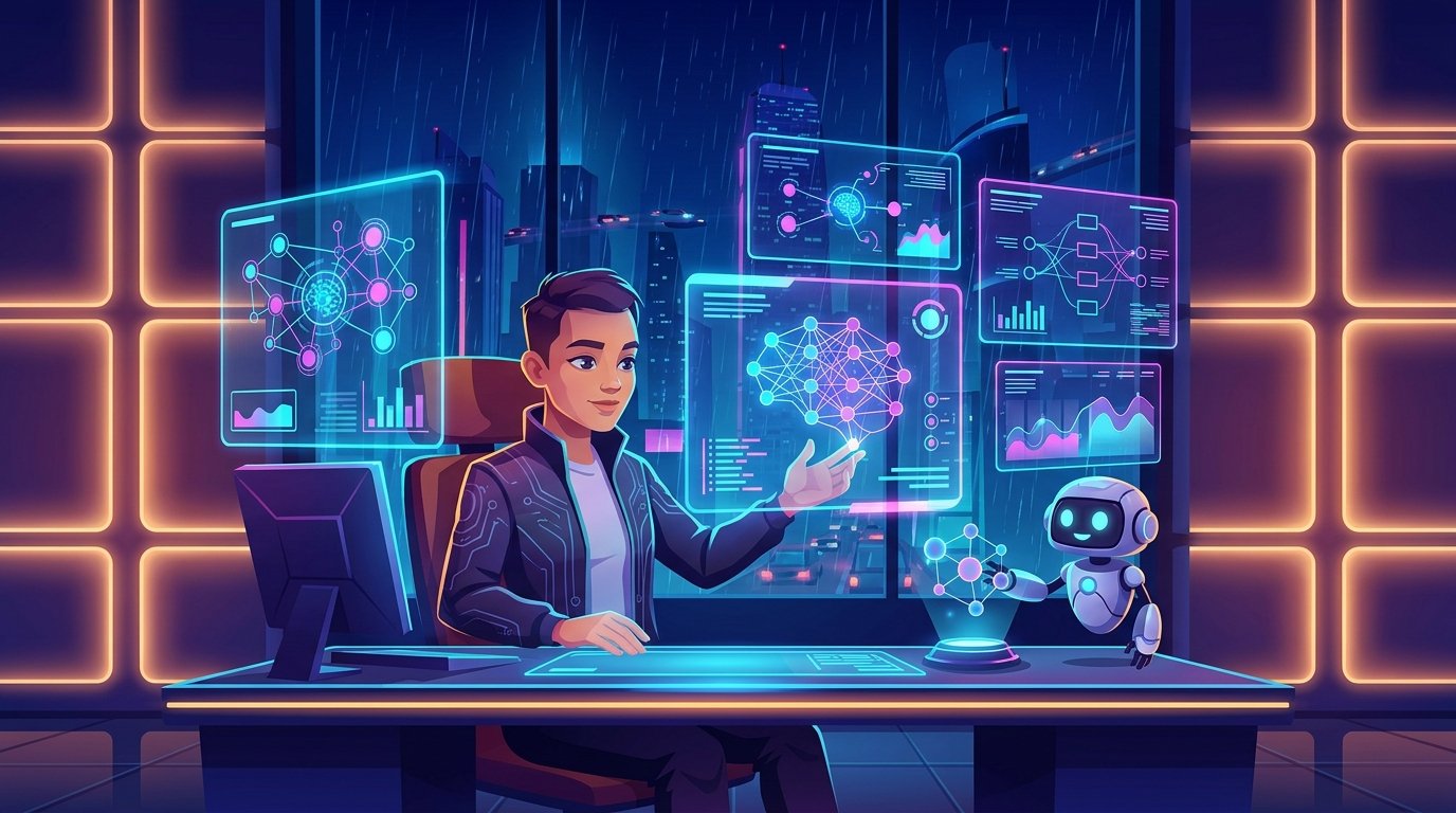 TensorFlow AI Jobs illustration