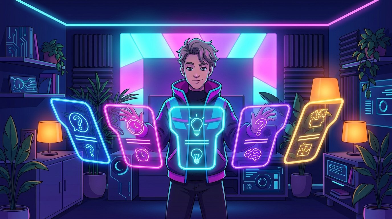 Timed Trivia Quiz illustration