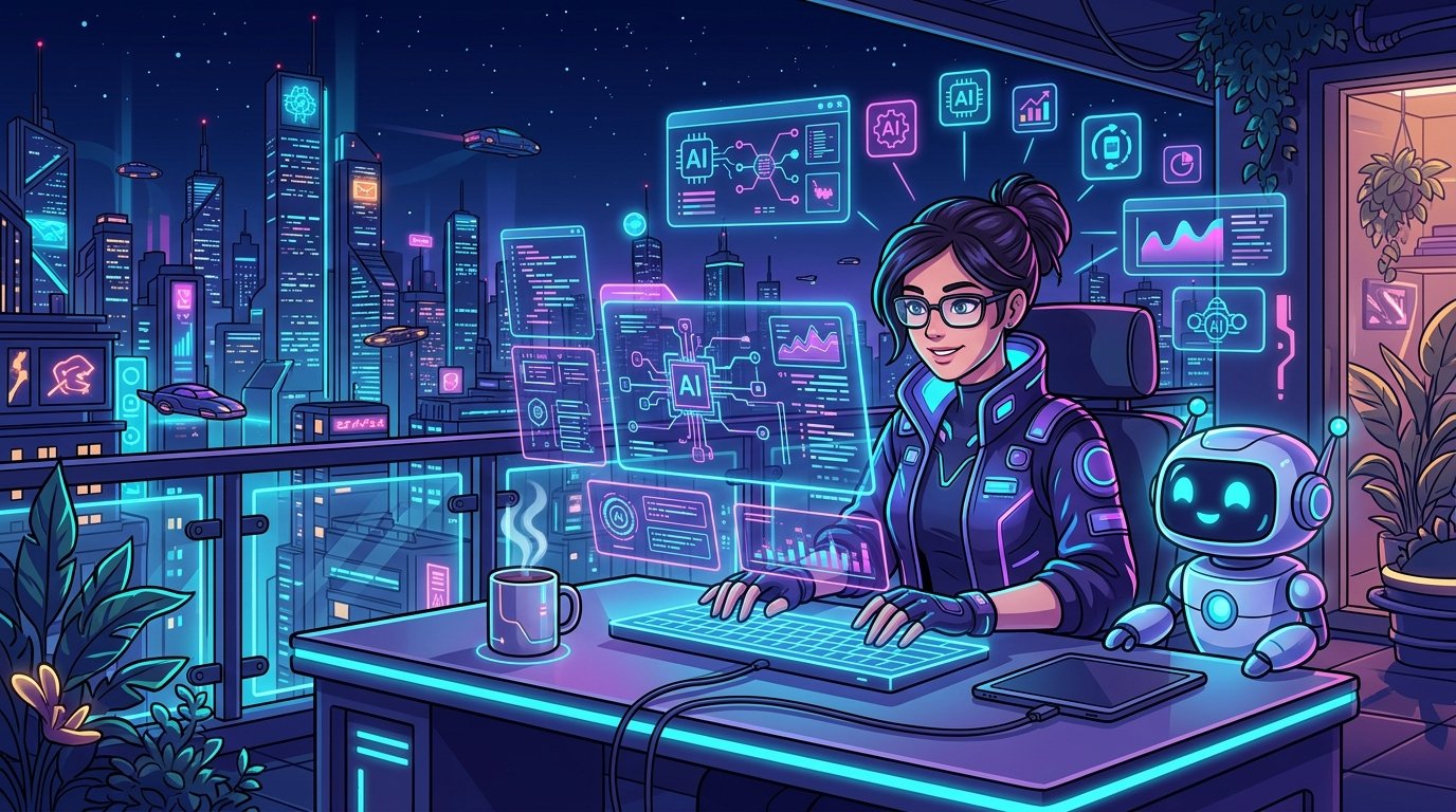 TypeScript AI Jobs illustration