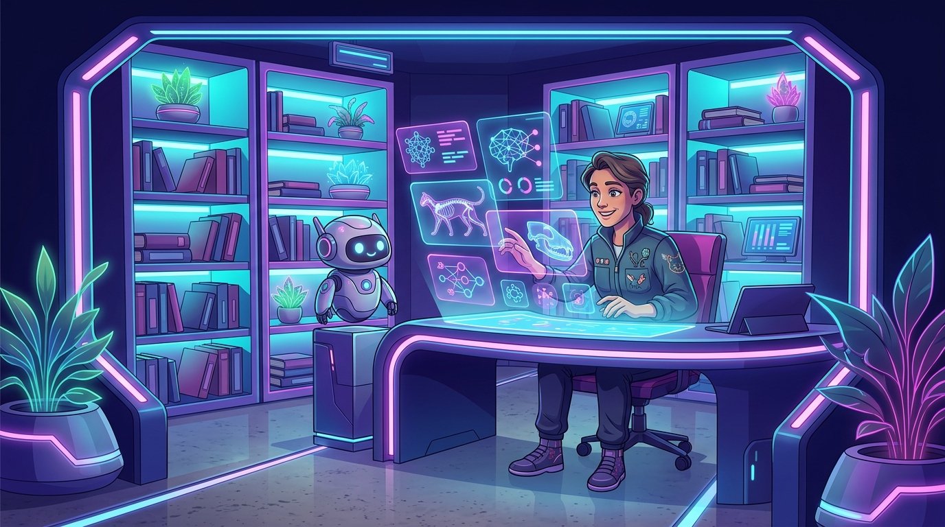 Veterinarian AI Jobs illustration