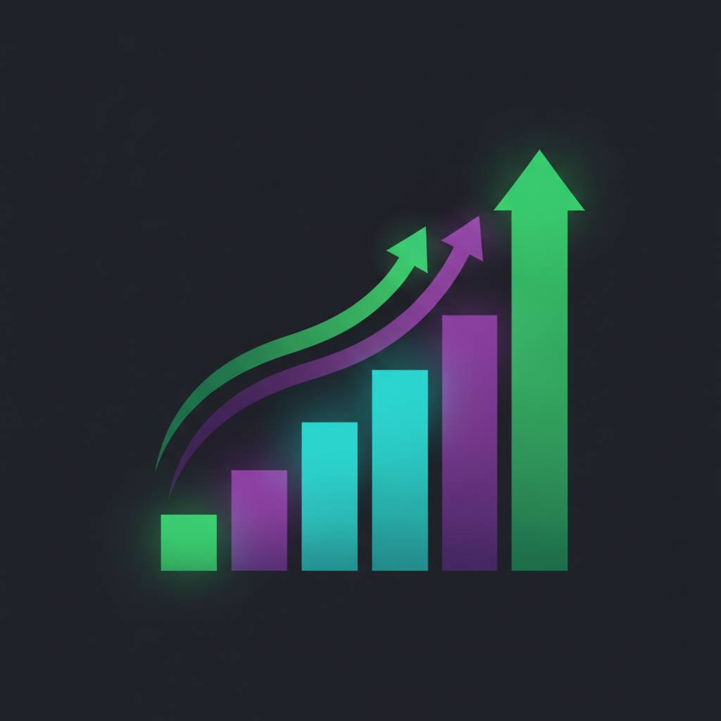 Five bars rising steeply showing the fastest-growing AI jobs