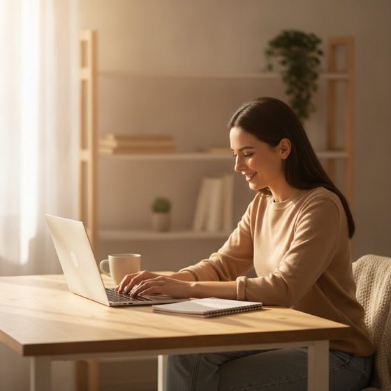 Beginner setting up to work from home for the first time on a laptop