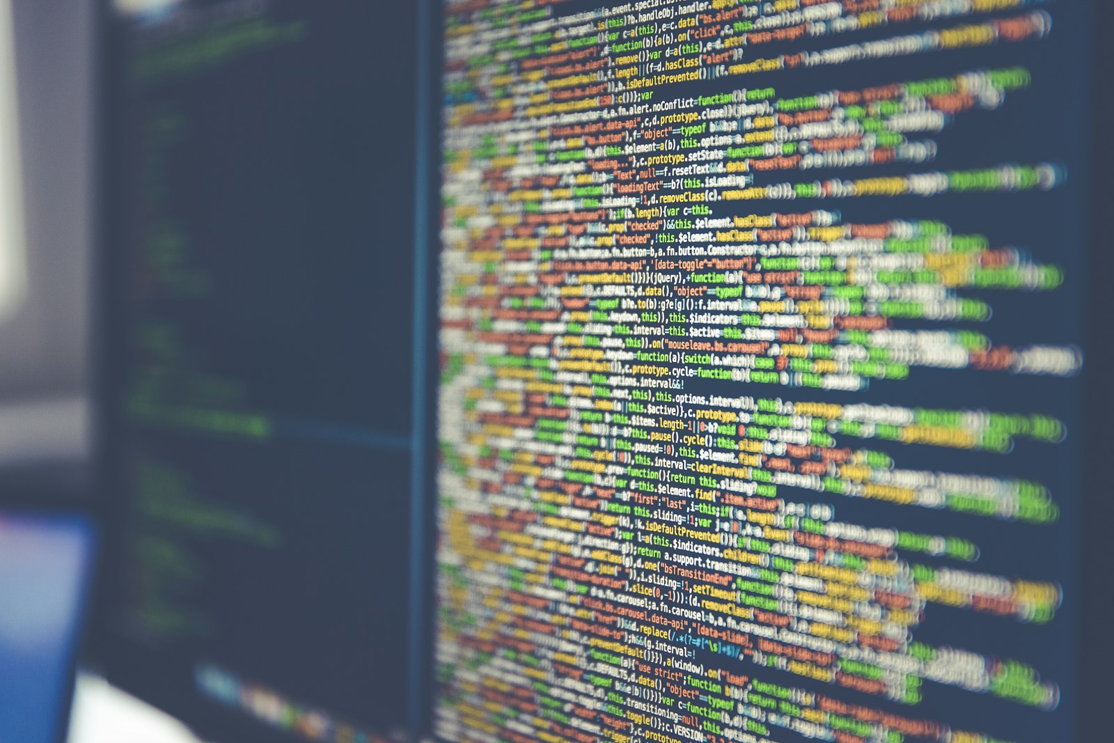 Fintech operators analysing digital dashboards