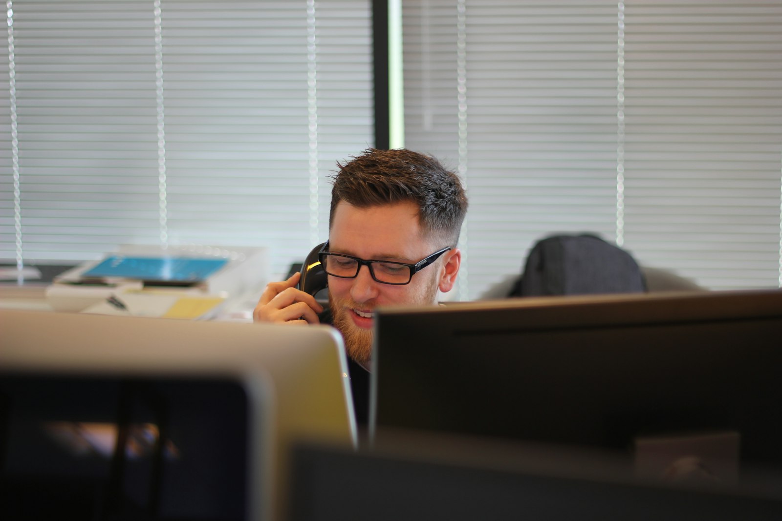 Candidate practicing remote interview setup