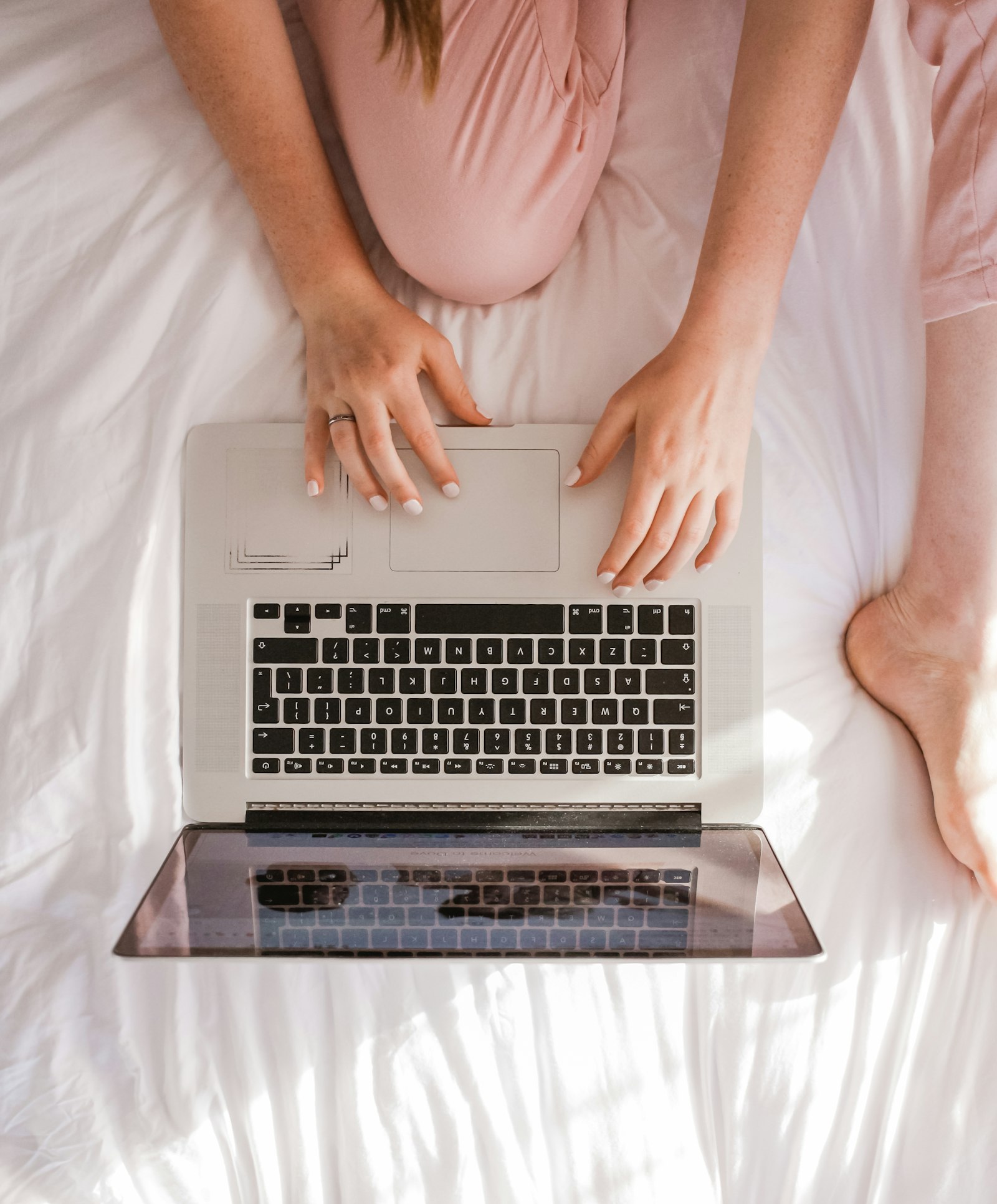 Customer success leader supporting clients over video call