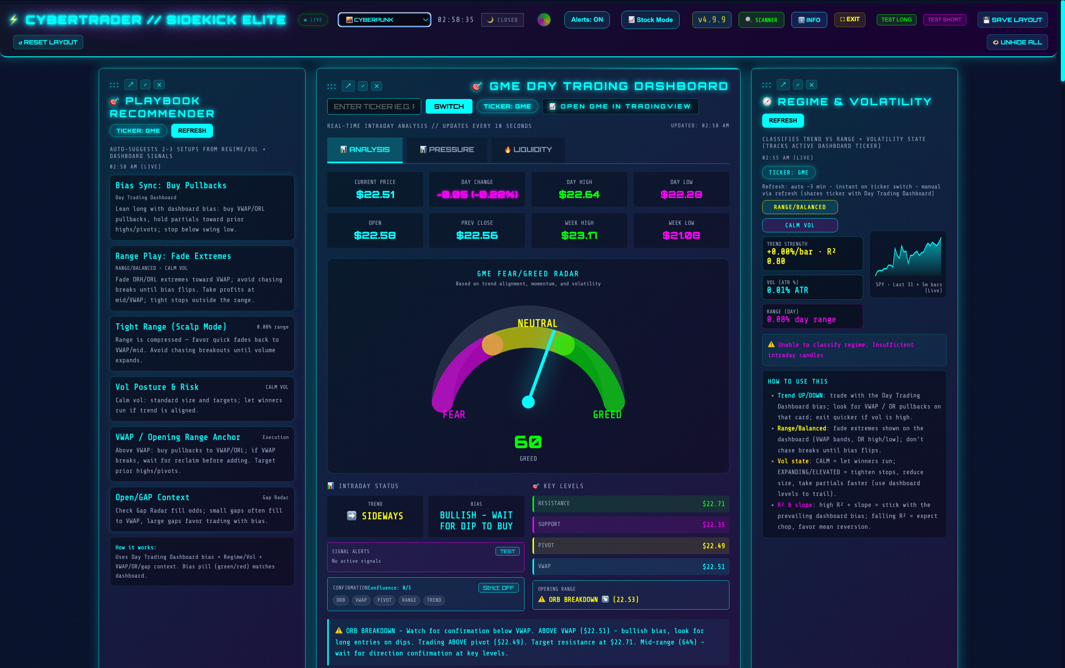 Elite Sidekick setup 1