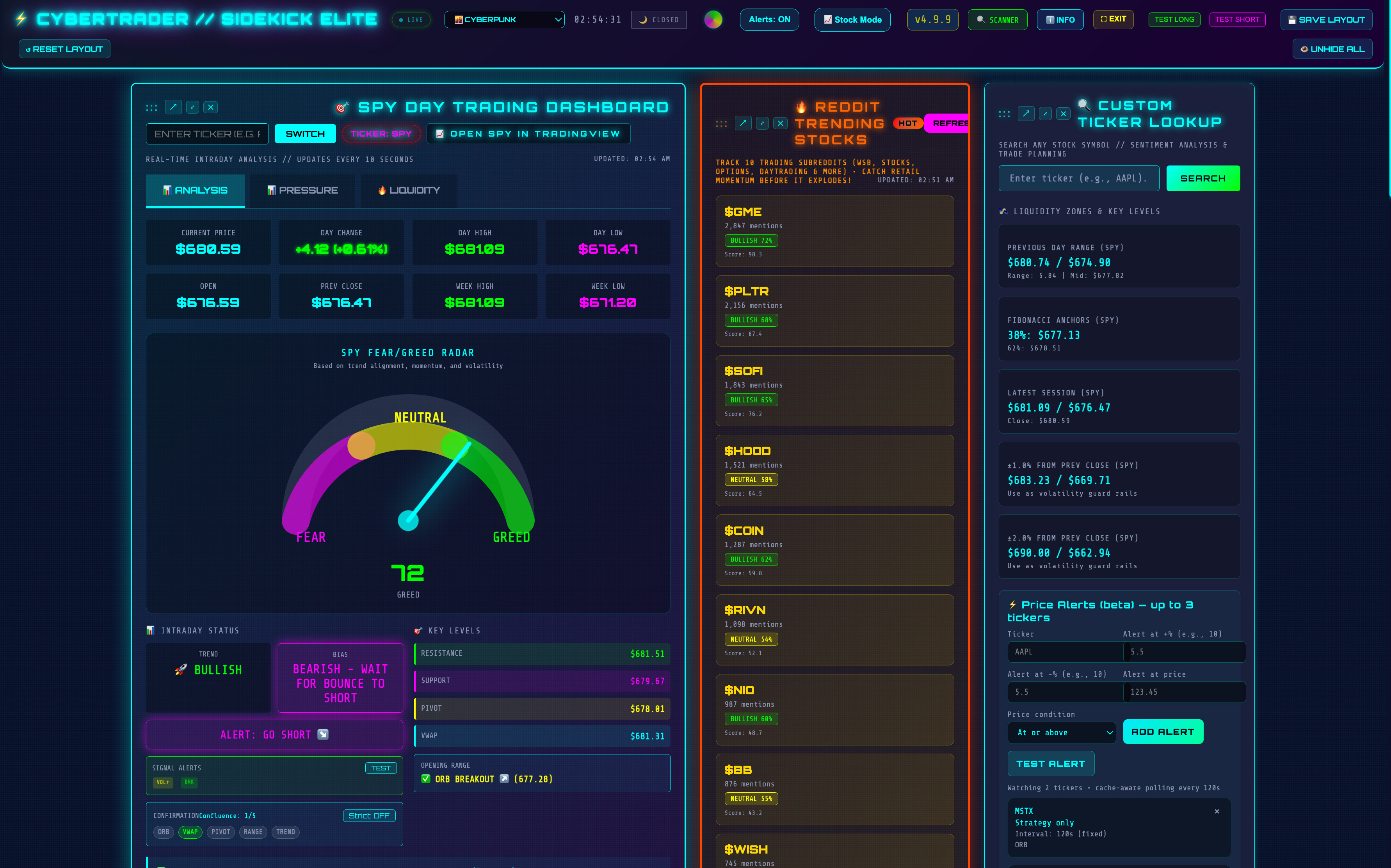 Elite Sidekick setup 2