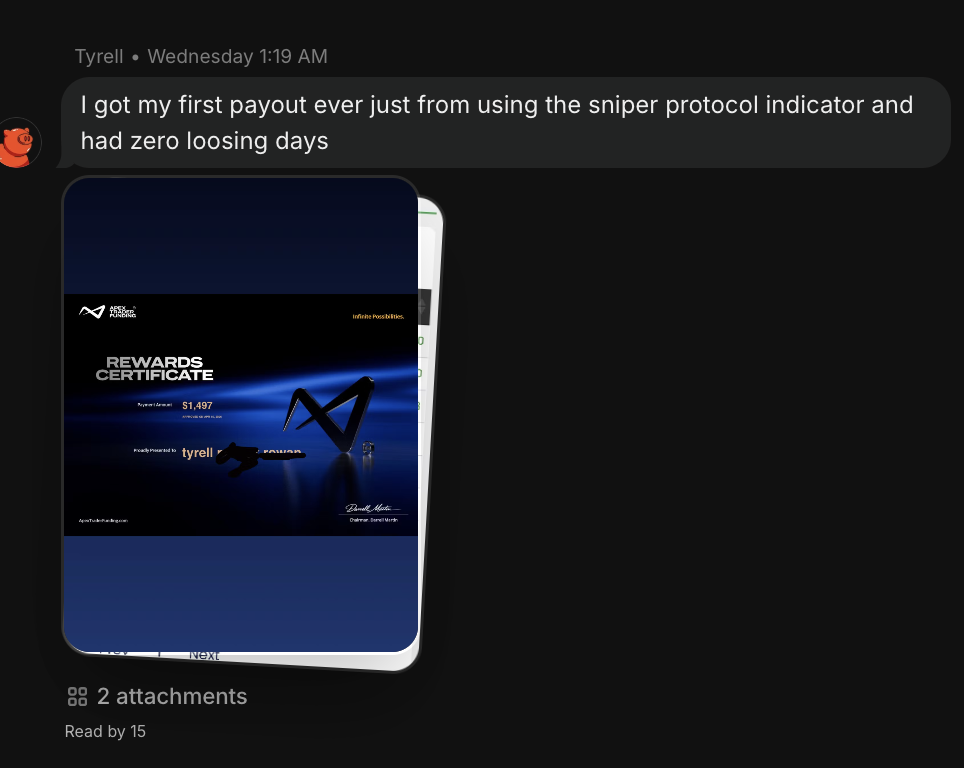 Tyrell APEX payout
